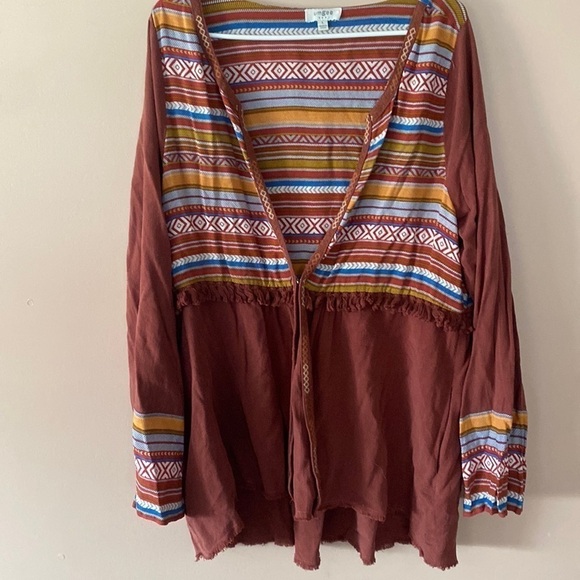 Umgee Linen Cardigan - Picture 1 of 6
